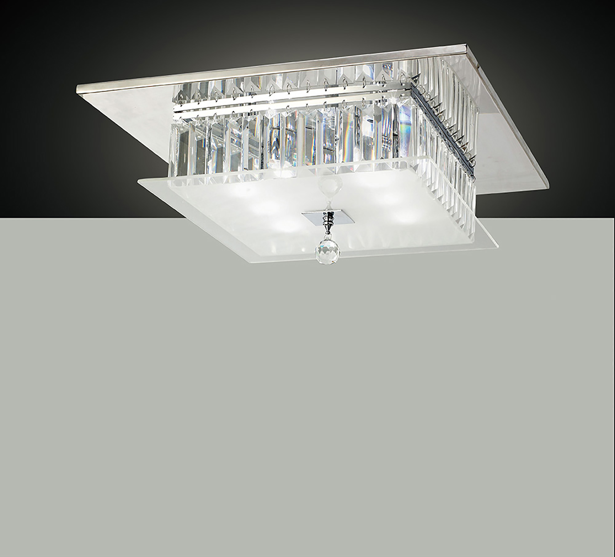 IL30246  Tosca Crystal  Flush Ceiling 6 Light